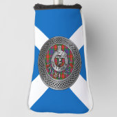 Clan Fraser Wappen & Tartan Knot Golf Head Cover Golf Headcover (Rotieren 90)