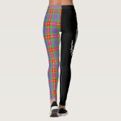 Clan Fraser Wappen & Tartan Leggings (Rückseite)