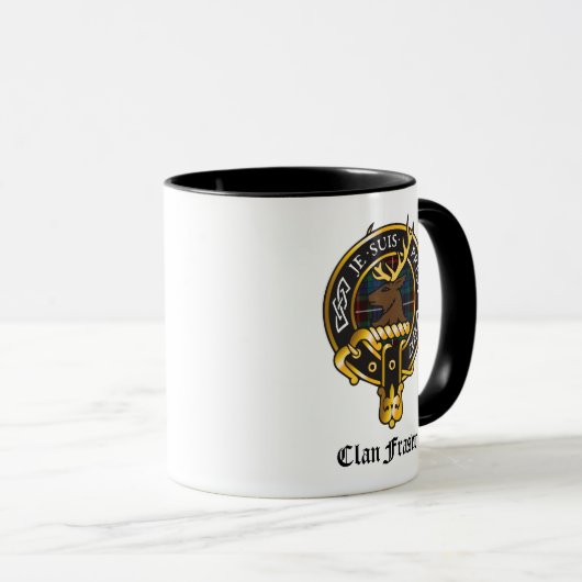 Clan Fraser Wappen Tasse (VorderseiteRechts)