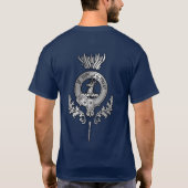 Clan Fraser Wappen Thistle T-Shirt (Rückseite)