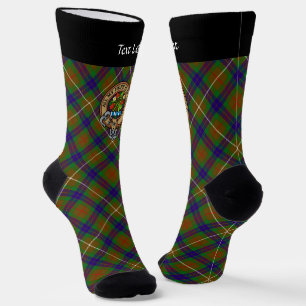 Clan Fraser Wappen über die Jagd auf Tartan Socken