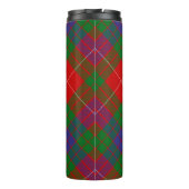 Clan Fraser Wappen über Tartan Thermosbecher (Rückseite)