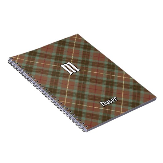 Clan Fraser Weathered Junting Tartan Notebook Notizblock (Rechte Seite)