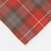 Clan Fraser Weathered Tartan Kariert Fleecedecke (Ecke)