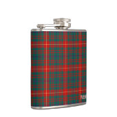 Clan Fulton Tartan Mit Monogramm Flachmann (Rechts)