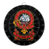Clan Galbraith Dart Board mit Wappen Dartscheibe (vorne)