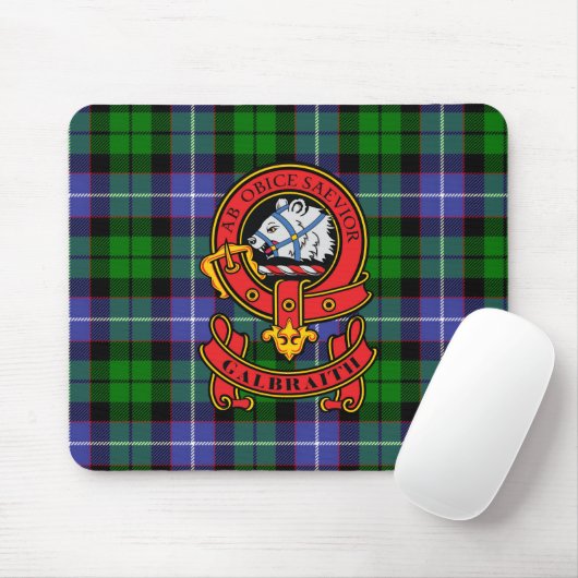 Clan Galbraith Mouse Pad mit Clan Tartan Mousepad (Mit Mouse)