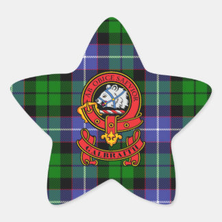 Clan Galbraith Star Sticker mit Wappen