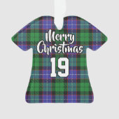 Clan Galbraith Tartan Christmas Jersey Ornament (Vorderseite)