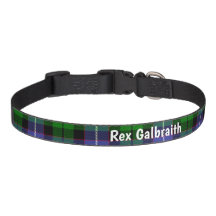 Clan Galbraith Tartan Hundehalsband