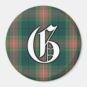 Clan Gallagher Familieirischer Tartan-karierte Magnet