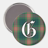 Clan Gallagher Family Irish Tartan Karierte Akzent Magnet (Vorderseite/Rückseite)