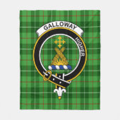 Clan Galloway District Tartan Kariert Fleecedecke (Vorderseite)