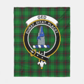 Clan Ged Tartan Kariert Fleecedecke (Vorderseite)