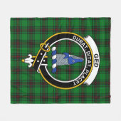 Clan Ged Tartan Kariert Fleecedecke (Vorderseite (Horizontal))