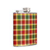 Clan Gibbs Tartan Monogram Flachmann (Rechts)