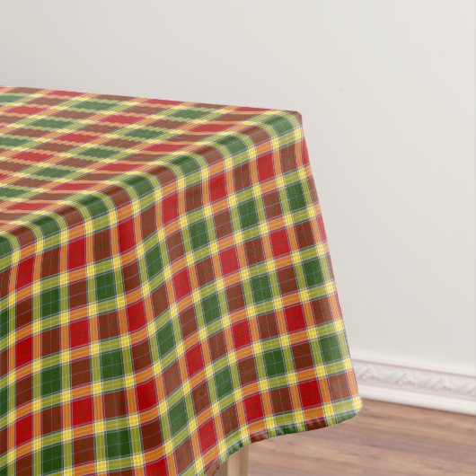 Clan Gibbs und Gibson Colorful Scottish Tartan Tischdecke (Beispiel)