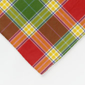 Clan Gibson Tartan Kariert Fleecedecke (Ecke)