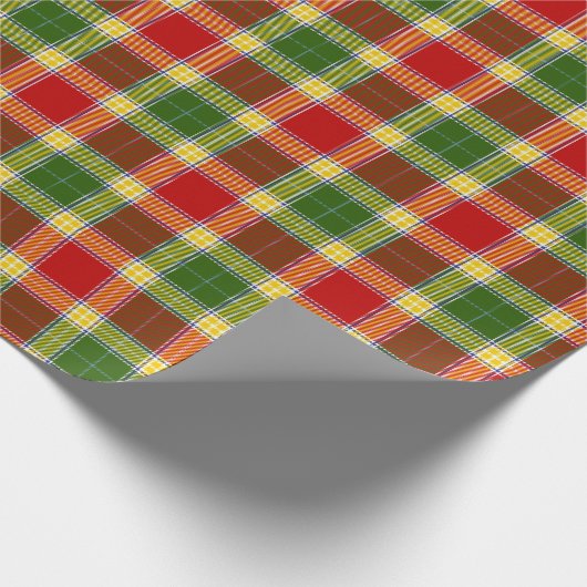 Clan Gibson Tartan Kariert Geschenkpapier (Ecke)
