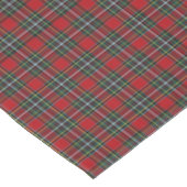Clan Gillespie Bright Red Scottish Tartan Tischdecke (Schrägansicht)