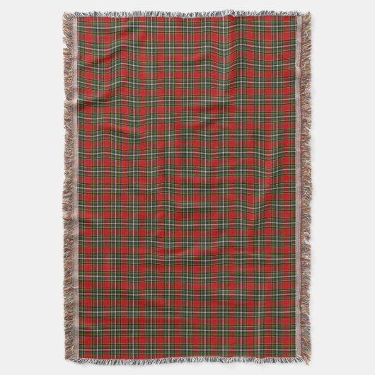 Clan Gillespie Tartan Decke (Vorderseite Vertikal)