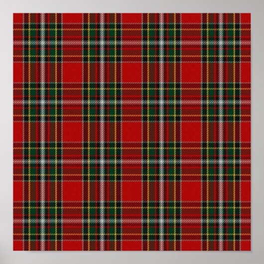 Clan Gillespie Tartan - Digitaler Download Poster (Vorne)