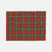 Clan Gillespie Tartan Kariert Fleecedecke (Vorderseite (Horizontal))