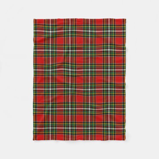 Clan Gillespie Tartan Kariert Fleecedecke (Vorderseite)
