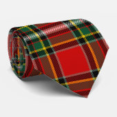 Clan Gillespie Tartan Krawatte (Gerollt)