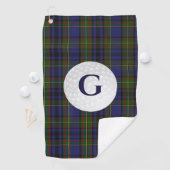 Clan Gillies Tartan Kariert Personalisiertes Golfh Golfhandtuch (Insitu)