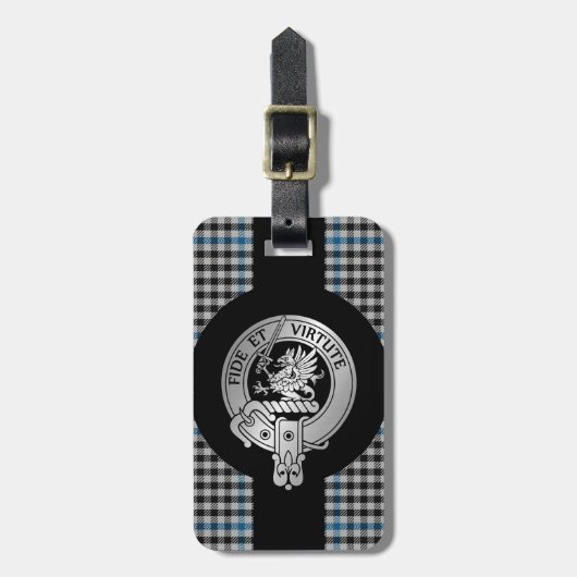 Clan Gladstone Wappen Gepäckanhänger (Vorderseite vertikal)