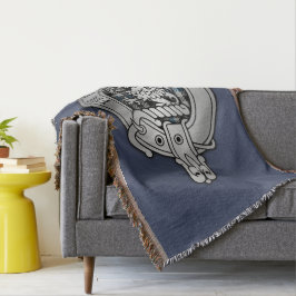 Clan Gladstone Wappen & Tartan Decke