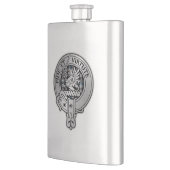 Clan Gladstone Wappen & Tartan Flachmann (Links)