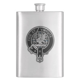 Clan Gladstone Wappen & Tartan Flachmann