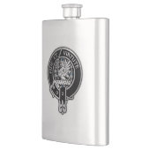 Clan Gladstone Wappen & Tartan Flachmann (Links)