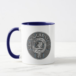 Clan Gladstone Wappen & Tartan Tasse