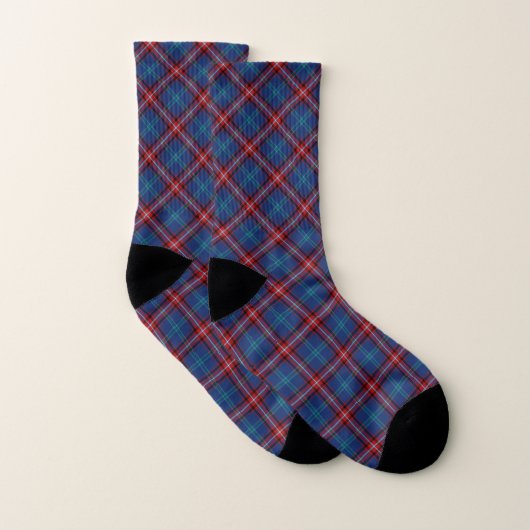 Clan Glenn - Glynn Tartan Kariertes Muster Socken (Paar)