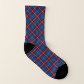 Clan Glenn - Glynn Tartan Kariertes Muster Socken (Links - Innen)