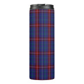 Clan Glenn Kariert Custom Thermal Tumbler Thermosbecher (Rückseite)