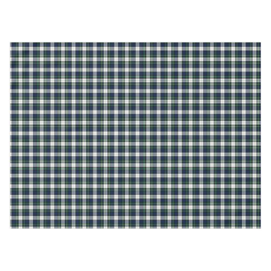 Clan Gordon Blue, Green und White Dress Tartan Tischdecke (Vorderseite (Horizontal))
