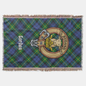 Clan Gordon Crest over Tartan Decke (Vorderseite)
