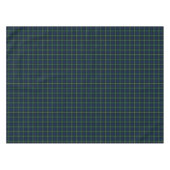 Clan Gordon Dark Blue und Green Scottish Tartan Tischdecke (Vorderseite (Horizontal))