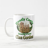 Clan Gordon Dreaming of Zuhause Huntly Castle Kaffeetasse (Links)