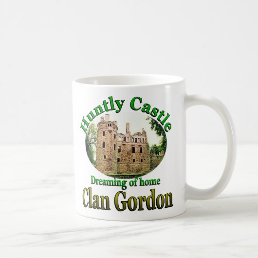 Clan Gordon Dreaming of Zuhause Huntly Castle Kaffeetasse (Rechts)