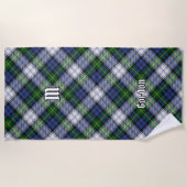 Clan Gordon Dress Tartan Beach Towel Strandtuch (Vorderseite)