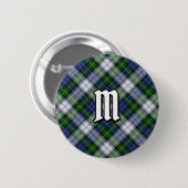 Clan Gordon Dress Tartan Button (Vorne & Hinten)