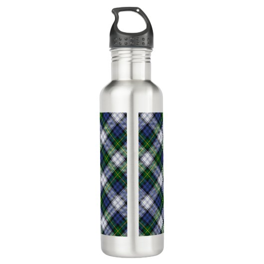 Clan Gordon Dress Tartan Edelstahlflasche (Rückseite)