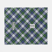 Clan Gordon Dress Tartan Fleece Blanket (Vorderseite (Horizontal))