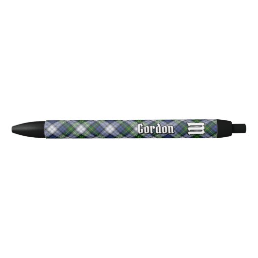 Clan Gordon Dress Tartan Ink Pen Kugelschreiber (Vorderseite)