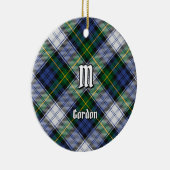 Clan Gordon Dress Tartan Keramik Ornament (Rechts)